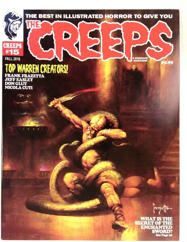 Creeps #15, raw comic book in NM- condition — front cover
