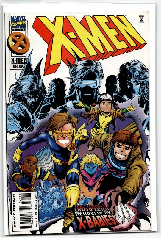 X-Men #46 (Marvel Comics, 1995), raw, ungraded comic book — front cover