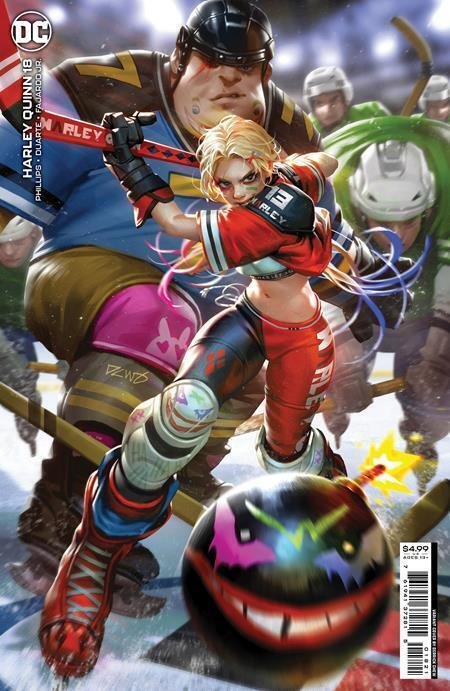 Harley Quinn #18 (DC Comics, 2021), raw comic book in NM condition — front cover
