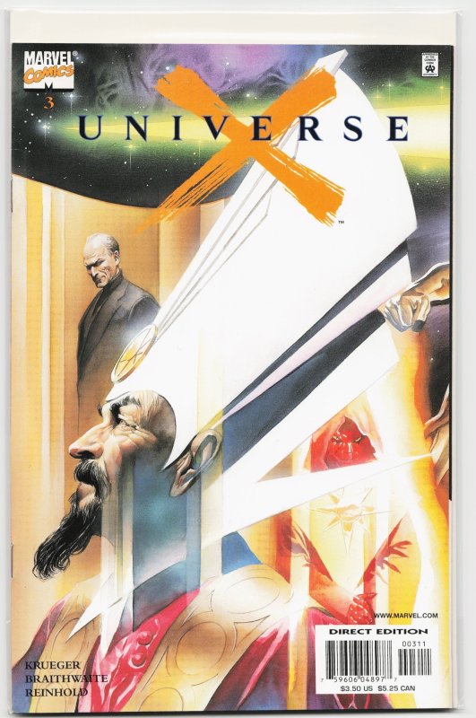 Universe X #3 (Marvel Comics, 2000), raw, ungraded comic book — front cover