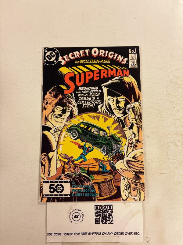 Secret Origins #1 (DC Comics), raw comic book in NM condition — front cover