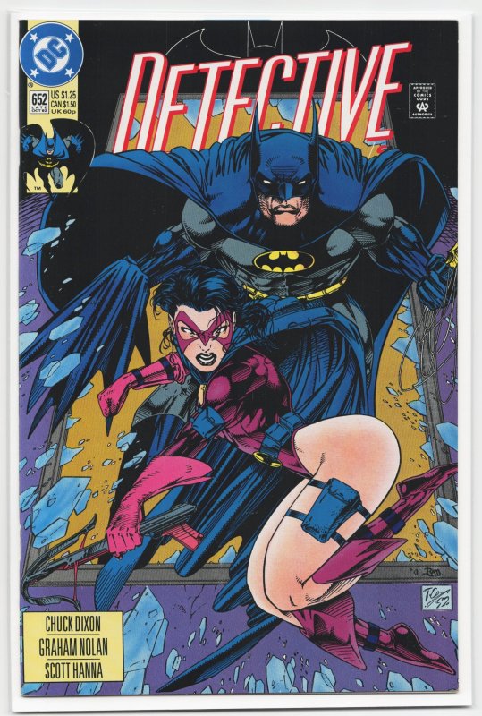 Detective Comics #652 (DC Comics, 1992), raw, ungraded comic book — front cover