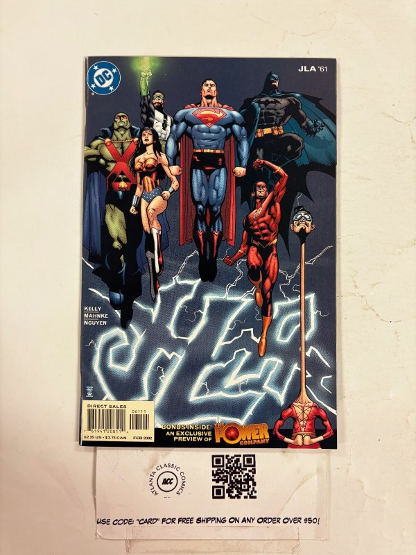 JLA #61 (DC Comics), raw comic book in NM condition — front cover