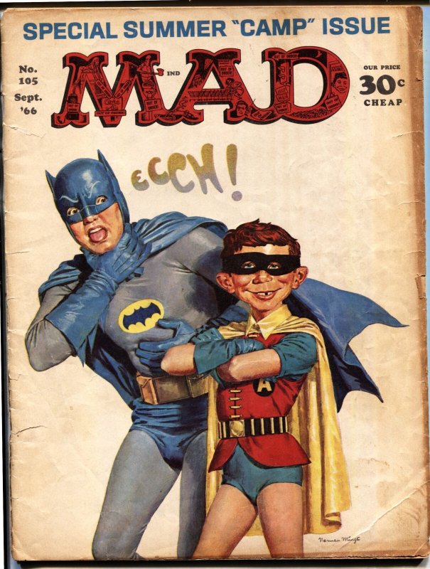 MAD Magazine #105 (EC Comics), raw, ungraded comic book — front cover