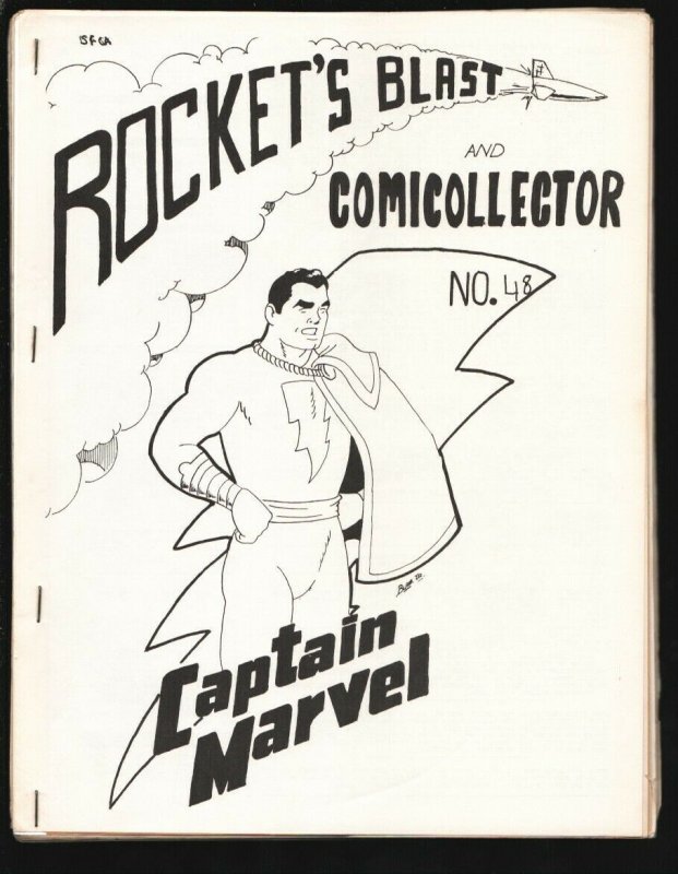 Rocket's Blast & Comicollector #49 (1966), raw, ungraded comic book — front cover