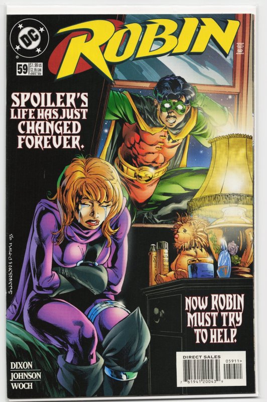 Robin #59 (DC Comics, 1998), raw, ungraded comic book — front cover