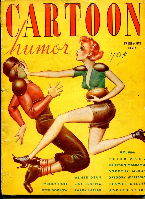 Cartoon Humor #1, raw, ungraded comic book — front cover