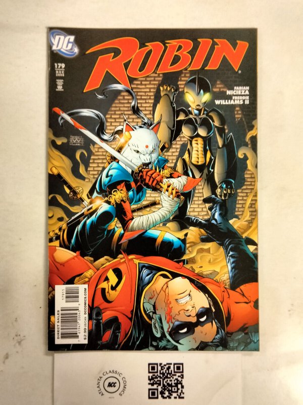 Robin #179 (DC Comics, 2008), raw comic book in NM condition — front cover