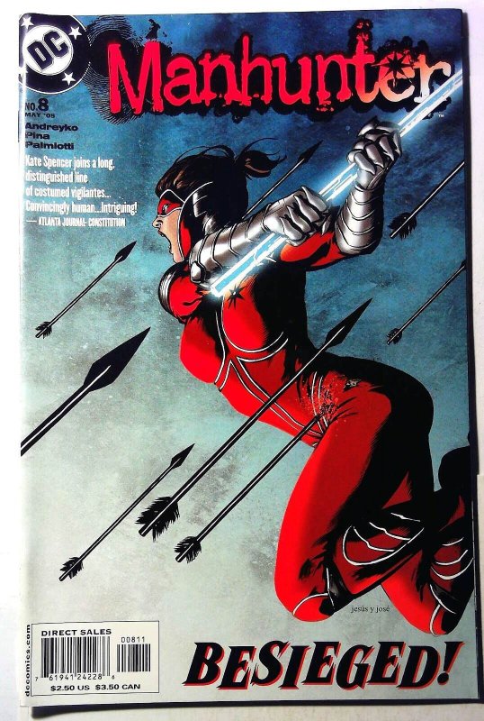 Manhunter 3rd Series #8 (DC Comics, 2005), raw, ungraded comic book — front cover