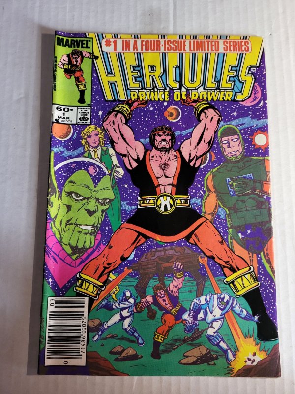 Hercules #1 (1984), raw, ungraded comic book — front cover