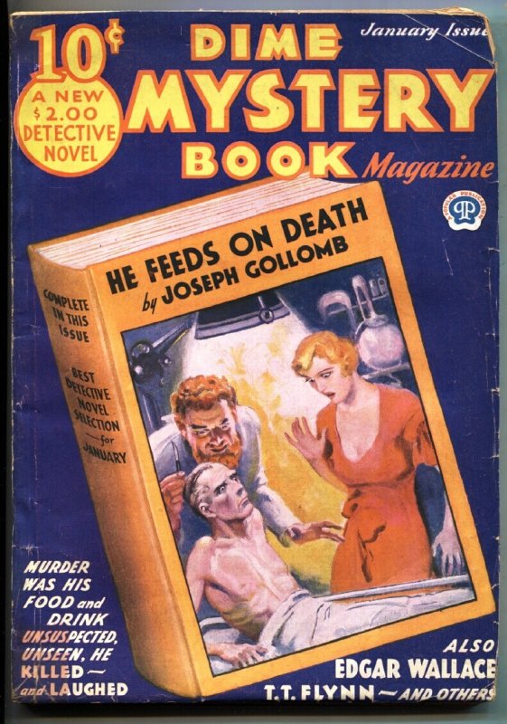 Dime Mystery Book #2 (1933), raw, ungraded comic book — front cover