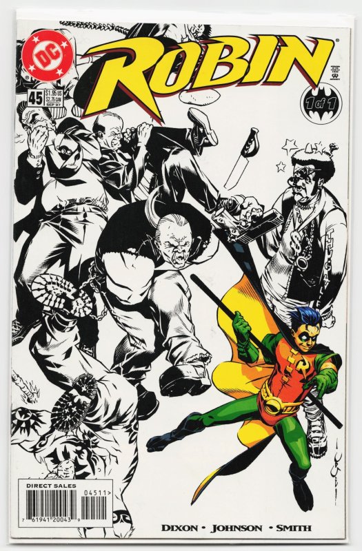 Robin #45 (DC Comics, 1997), raw, ungraded comic book — front cover