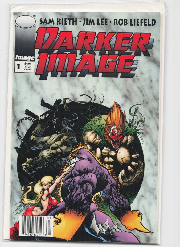 Darker Image Ashcan Edition (1993) (Image Comics, 1993), raw, ungraded comic book — front cover