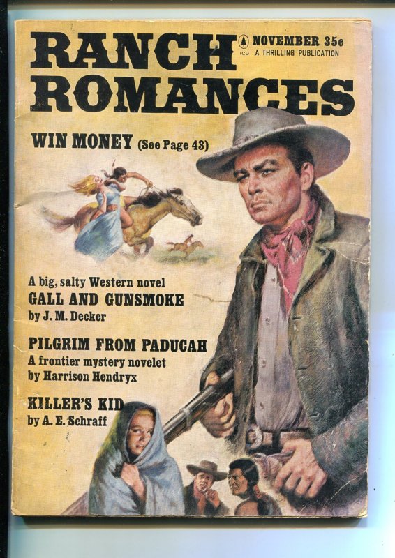 Pulp: Ranch Romances 11/1966-Thrilling-"The Searchers"-John Wayne-Western TV-vg, raw, ungraded comic book — front cover