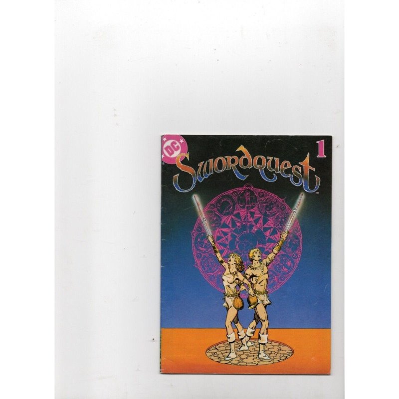 Swordquest #1 (DC Comics, 1982), raw comic book in FN 6.0 condition — front cover