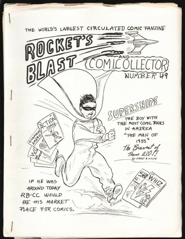 Rocket's Blast & Comicollector #49 (1966), raw, ungraded comic book — front cover