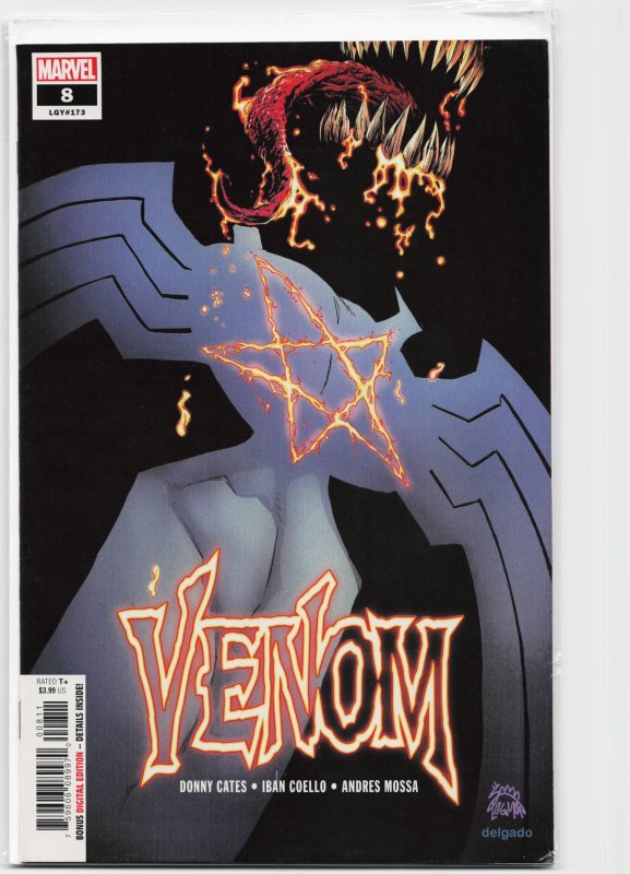 Venom #8 (Marvel Comics, 2019), raw, ungraded comic book — front cover