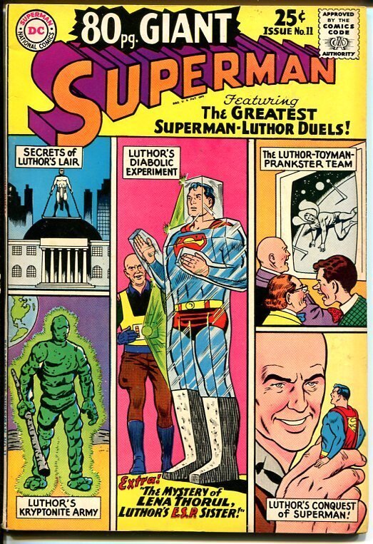80 Page Giant #11 (DC Comics, 1965), raw comic book in FN condition — front cover