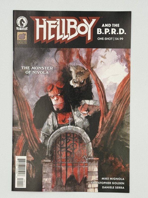 Hellboy and the B.p.r.d.: The Monster of Nivola — One-Shot Cover a — Dark Horse (Dark Horse Comics), raw, ungraded comic book — front cover