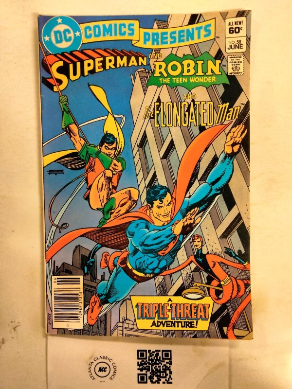 DC Comic Presents #58 (DC Comics), raw comic book in VF condition — front cover