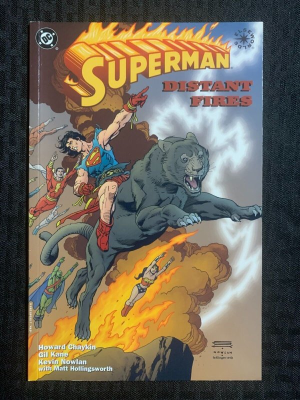1998 Superman Distant Fires VF 8.0 1st Printing Chaykin / Gil Kane (1998), raw comic book in VF 8.0 condition — front cover