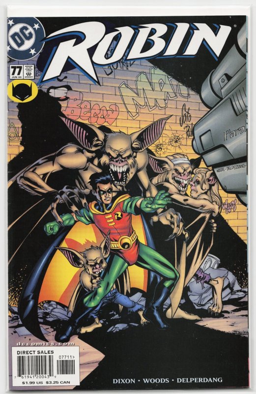 Robin #77 (DC Comics, 2000), raw, ungraded comic book — front cover