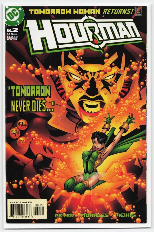 Hourman #2 (1999), raw, ungraded comic book — front cover