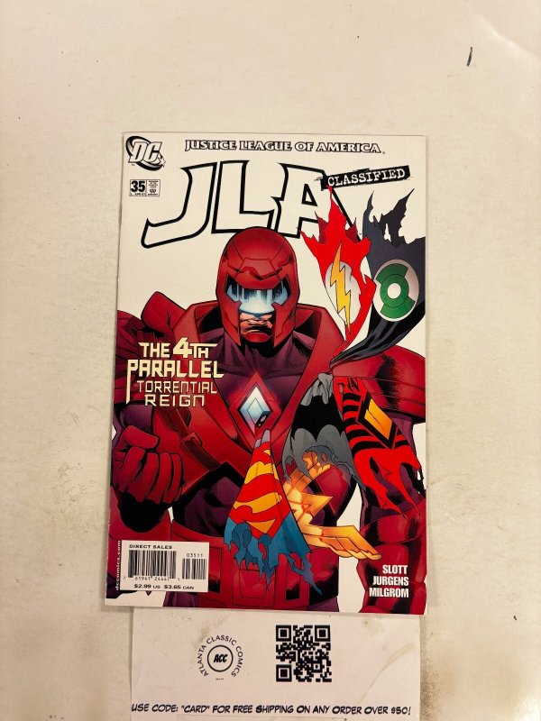 JLA Classified #35 (DC Comics), raw comic book in NM condition — front cover