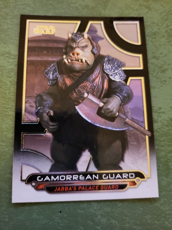 2018 Star Wars Galactic Files #rotj-10 Gamorrean Guard (2018), raw, ungraded comic book — front cover