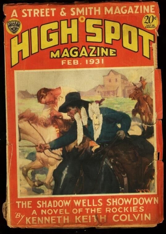 High Spot--February 1931--Pulp Magazine--Street and Smith--G (1931), raw, ungraded comic book — front cover