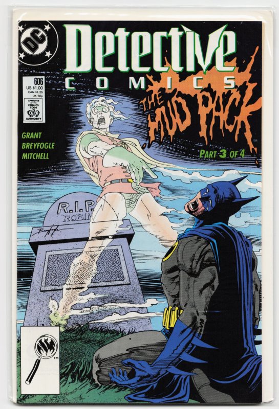 Detective Comics #606 (DC Comics, 1989), raw, ungraded comic book — front cover