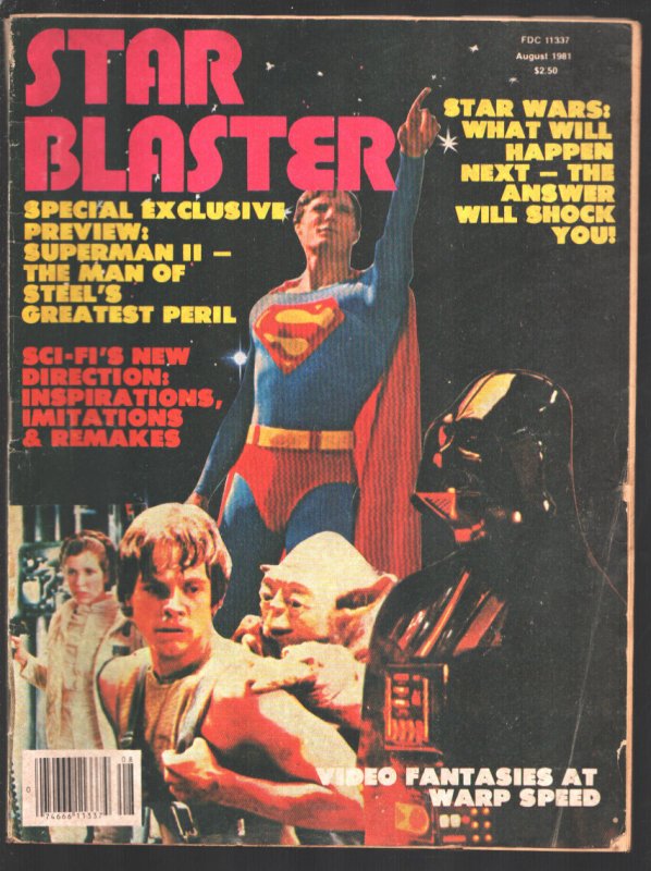 MAG: Star Blaster #1, raw, ungraded comic book — front cover