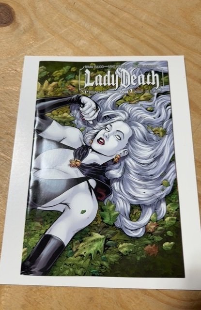 Lady Death #7 (2011), raw comic book in NM condition — front cover