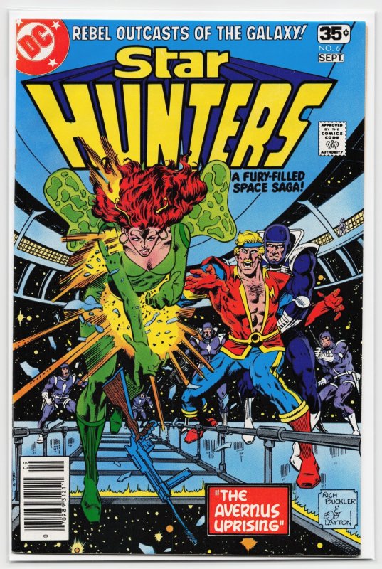 Star Hunters #6 (1978), raw, ungraded comic book — front cover