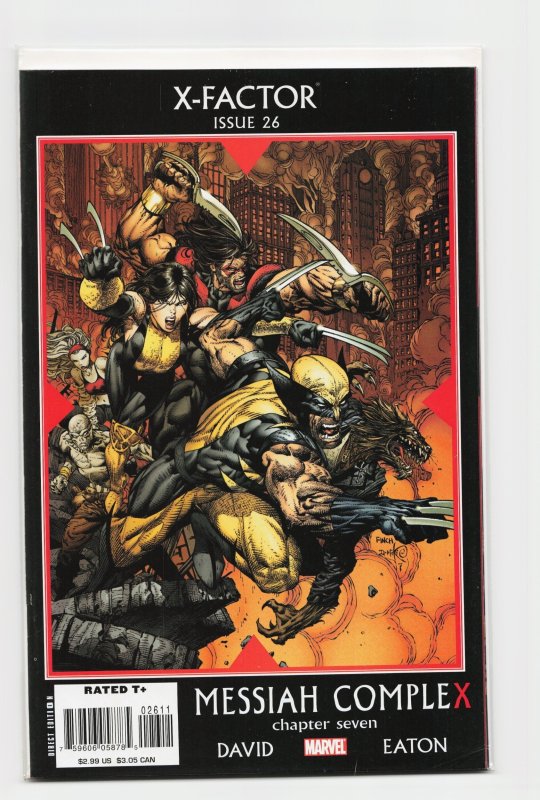 X-Factor #26 (Marvel Comics, 2008), raw, ungraded comic book — front cover