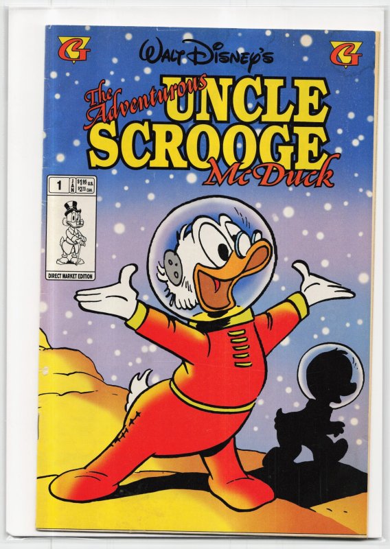 Adventurous Uncle Scrooge McDuck #1 (1998), raw, ungraded comic book — front cover