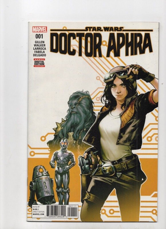 Star Wars: Doctor Aphra #1 (Marvel Comics, 2017), raw comic book in VF+ 8.5 condition — front cover