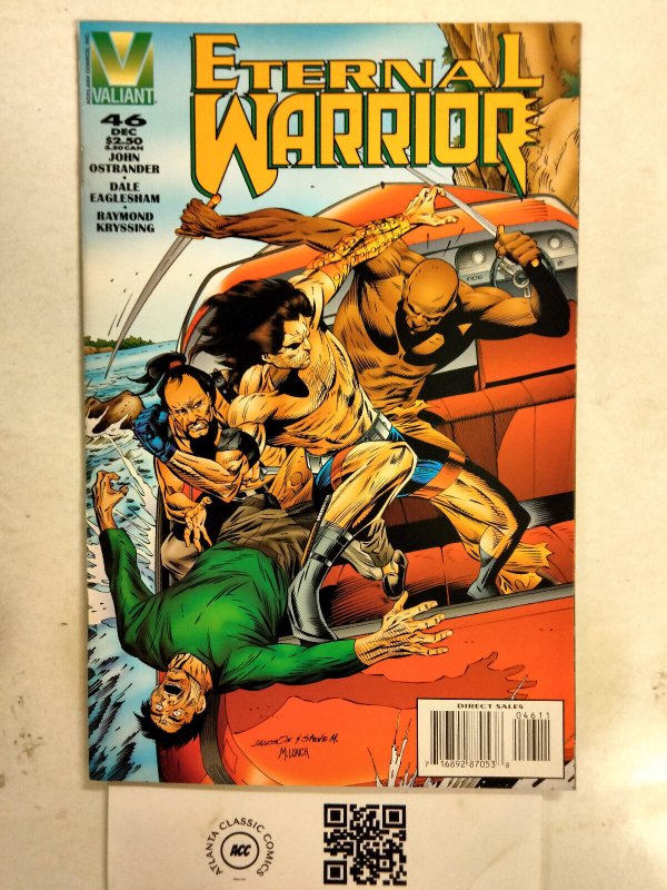 Eternal Warrior #46 (Valiant Comics), raw comic book in VF condition — front cover