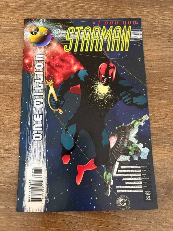Starman One Million #1 (DC Comics), raw comic book in NM condition — front cover