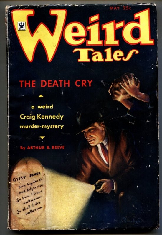 Weird Tales May 1935- Brundage Cover- Conan Story-Pulp Magazine (Weird Tales, 1935), raw, ungraded comic book — front cover