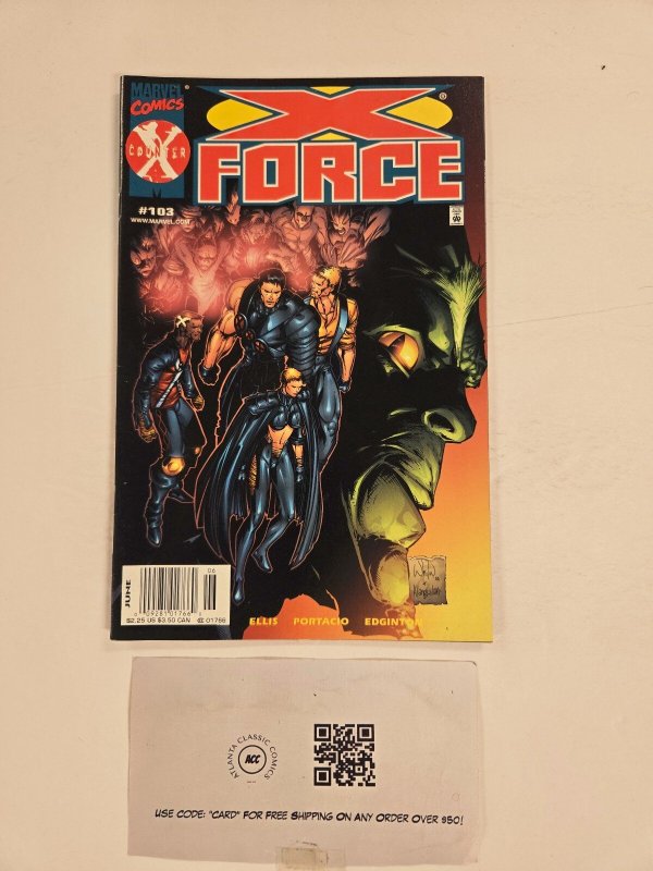 X-Force #103 (Marvel Comics, 2000), raw comic book in NM condition — front cover