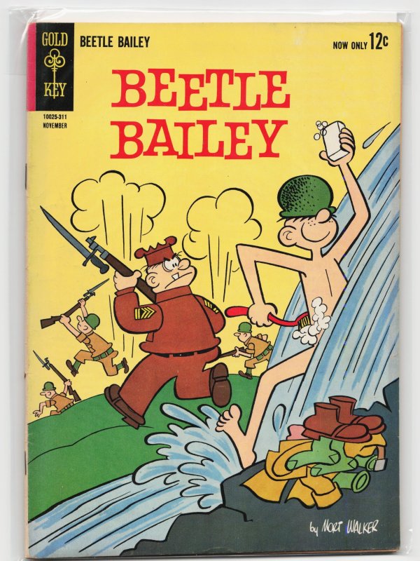 Beetle Bailey #43 (Dell, 1963), raw, ungraded comic book — front cover