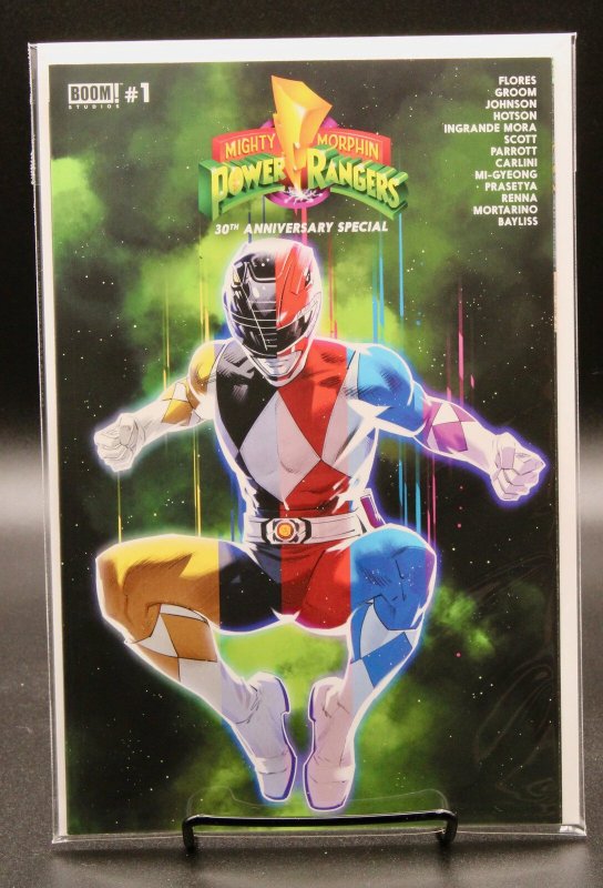 Mmpr 30th Anniversary Special #1 (Boom! Studios, 2023), raw comic book in NM condition — front cover