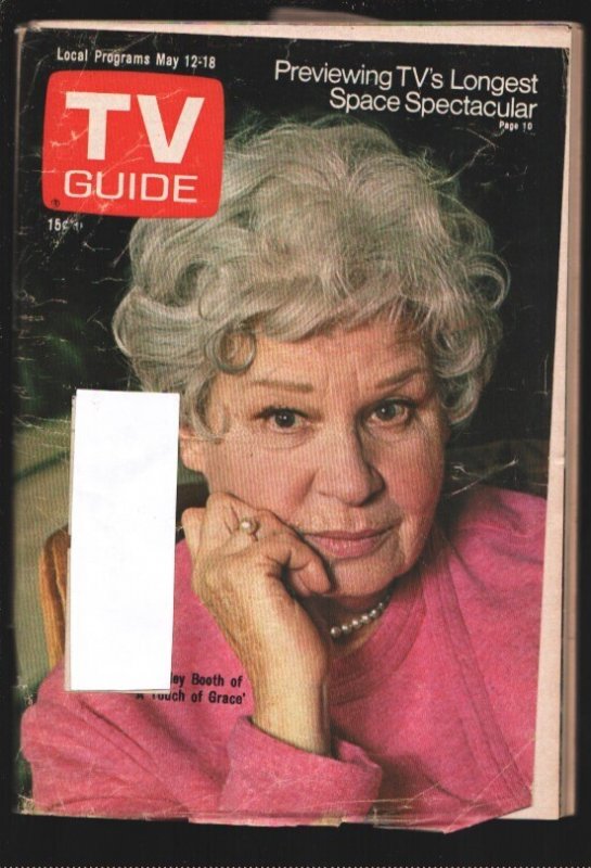 MAG: TV Guide 5/12/1973-Touch of Grace-Shirley Booth Photo Cover-New York Met..., raw, ungraded comic book — front cover
