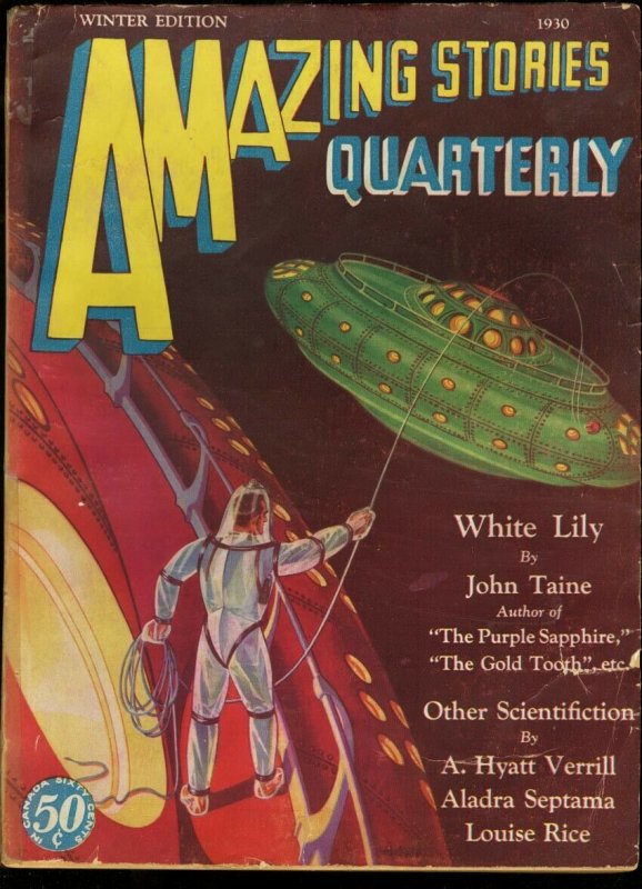 Amazing Stories Quarterly 1930 Wint-Ufo Cover VG (Experimenter Publishing, 1930), raw comic book in VG condition — front cover