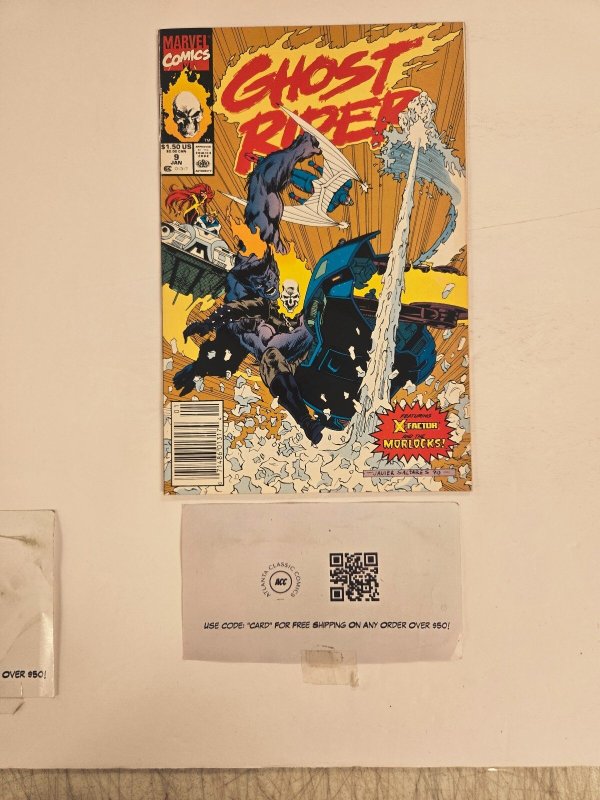 Ghost Rider #9 (Marvel Comics, 1974), raw, ungraded comic book — front cover