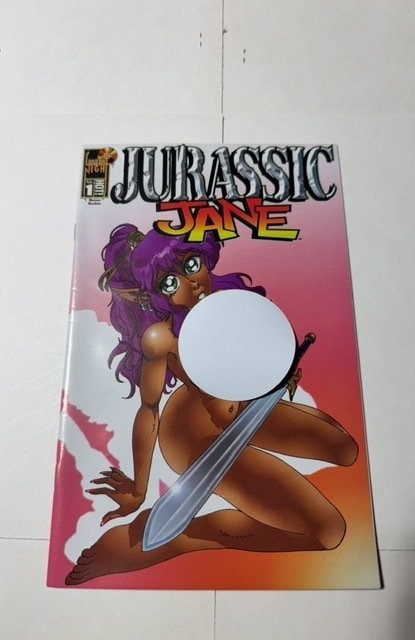 Jurassic Jane #1 (1997), raw comic book in NM condition — front cover