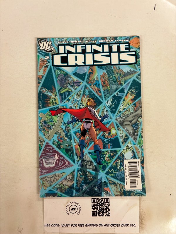 Infinite Crisis #2 (DC Comics), raw comic book in NM condition — front cover