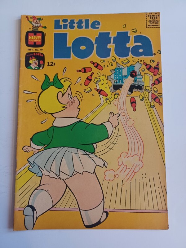 Little Lotta #79 (Harvey Comics, 1968), raw comic book in FN condition — front cover