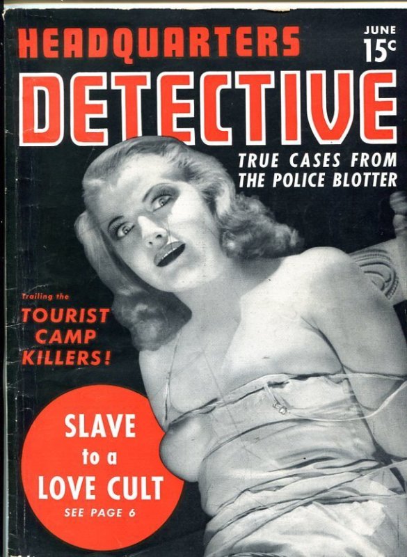 Headquarters Detective #1, raw, ungraded comic book — front cover